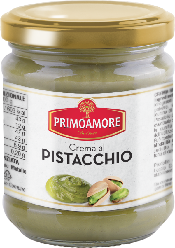Pistachio spreadable cream